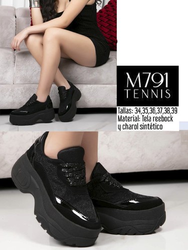 Sneakers donna nere con